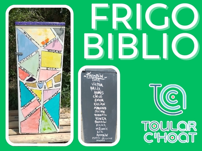 Nouveau Frigo Biblio au Camping !